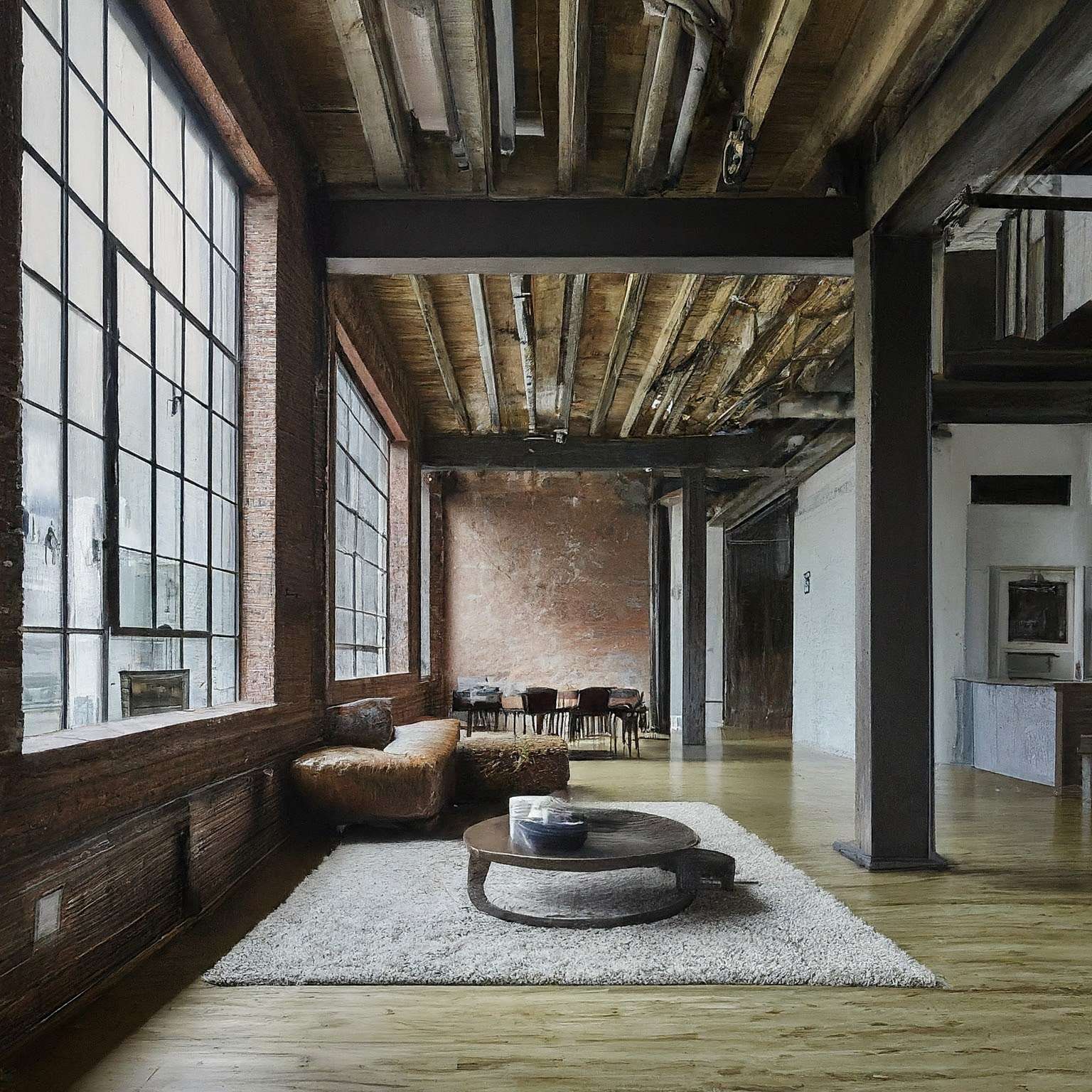 Finished Open Plan Space