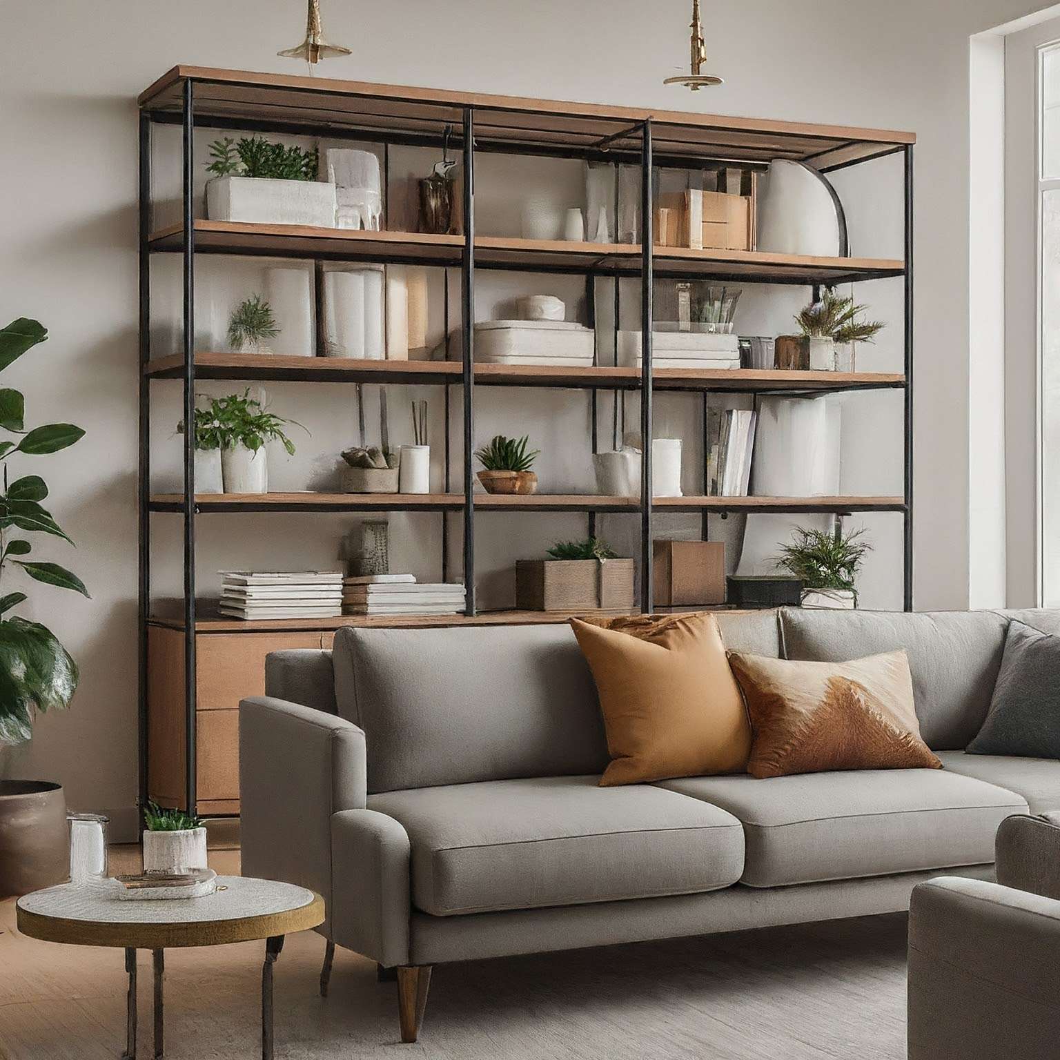 Beautifully Organized Living Space