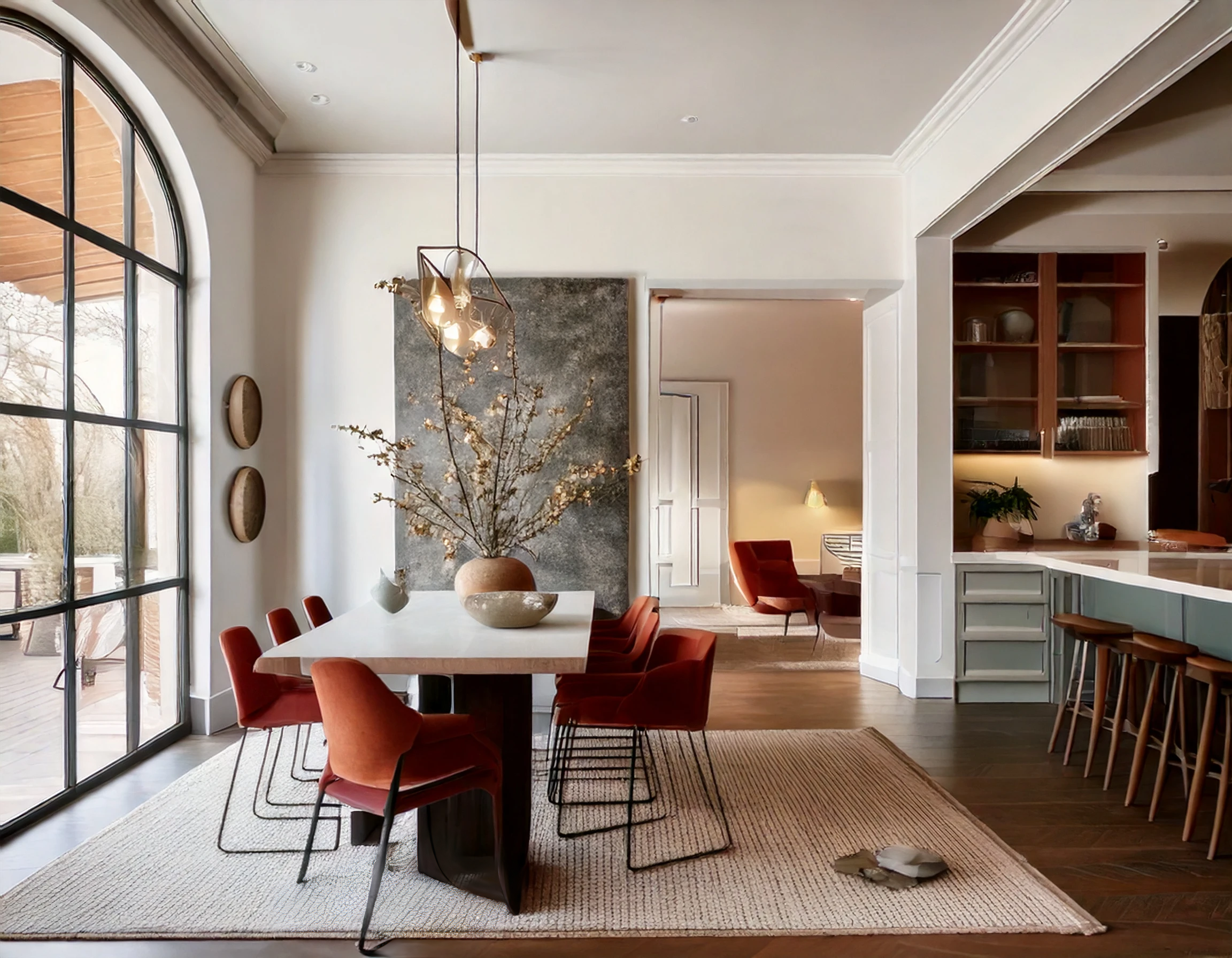 Juxtaposition in the Dining Room