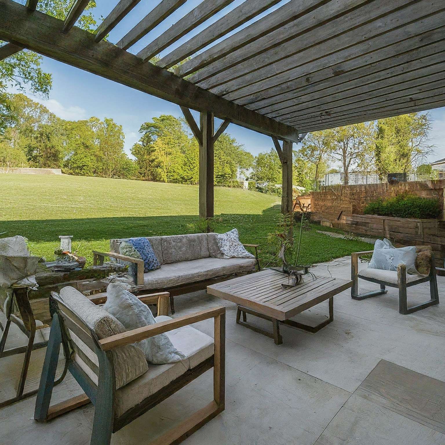 Shaded West Facing Patio